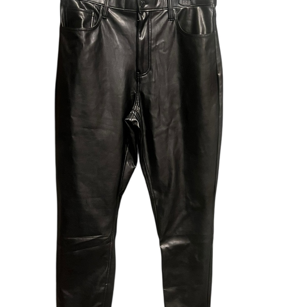 Abercrombie & Fitch Women's Black Skinny Vegan Leather Pants
